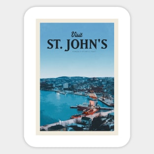 Visit St. John's Sticker